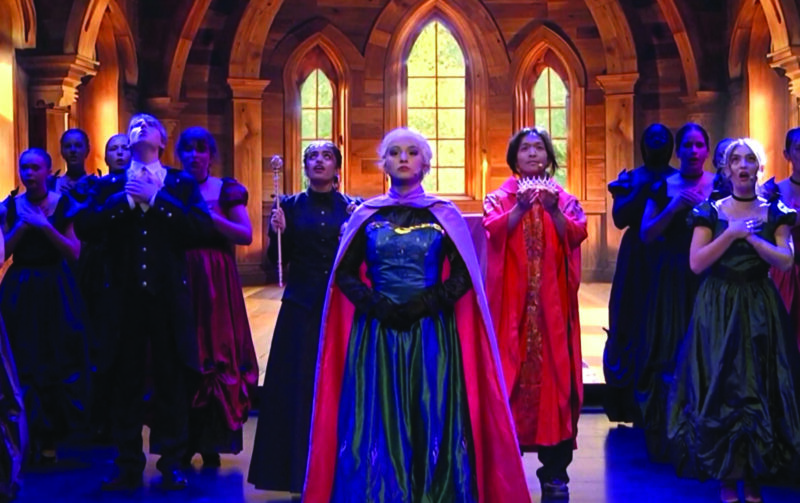 Saugus High School’s performing arts program has earned top honors at the Jerry Herman Awards, taking home the award for Best Musical Direction. During the ceremony, students performed “For the First Time,” from the school’s recent production of the musical, “Frozen.” Courtesy photo.