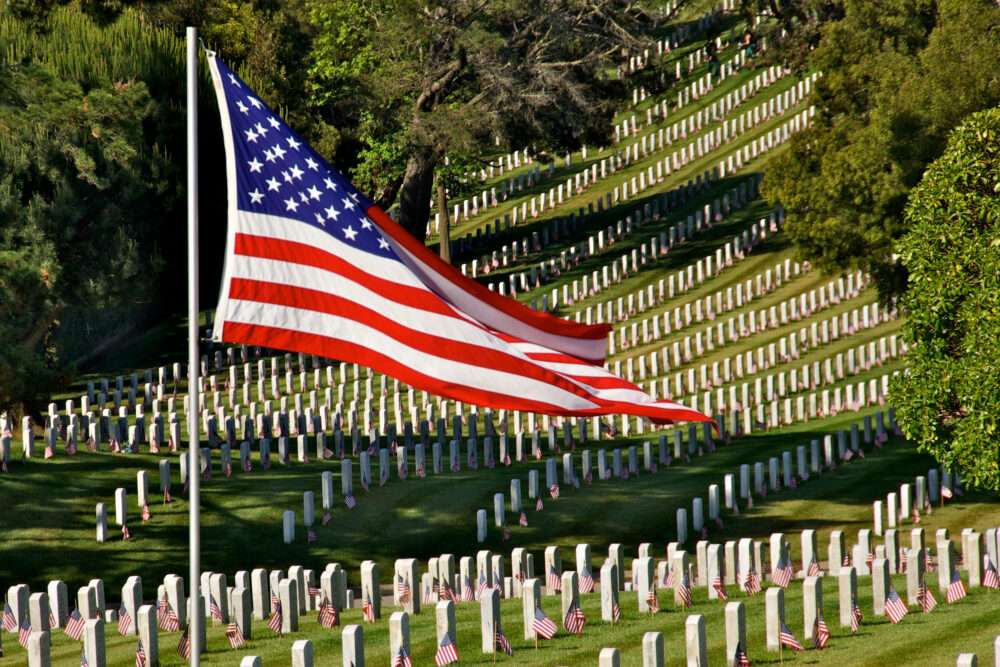 Decoration Day was established three years after the end of the Civil War. It was a time to decorate the graves of the war dead with flowers. ©ADOBESTOCK