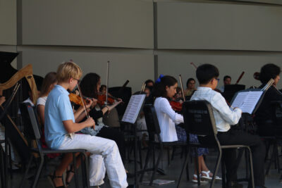The symphony orchestra plays music at the Santa Clarita Valley Youth Orchestra's spring finale concert to celebrate its 40th year at The Wild Beast at California Institute of the Arts in Valencia, Calif., Sunday, May 24, 2026. Kamryn Martell/The Signal