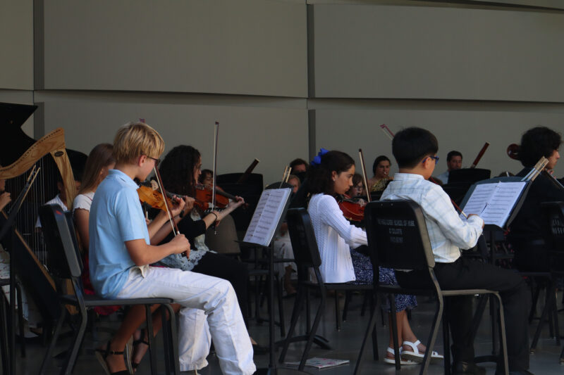 The symphony orchestra plays music at the Santa Clarita Valley Youth Orchestra's spring finale concert to celebrate its 40th year at The Wild Beast at California Institute of the Arts in Valencia, Calif., Sunday, May 24, 2026. Kamryn Martell/The Signal