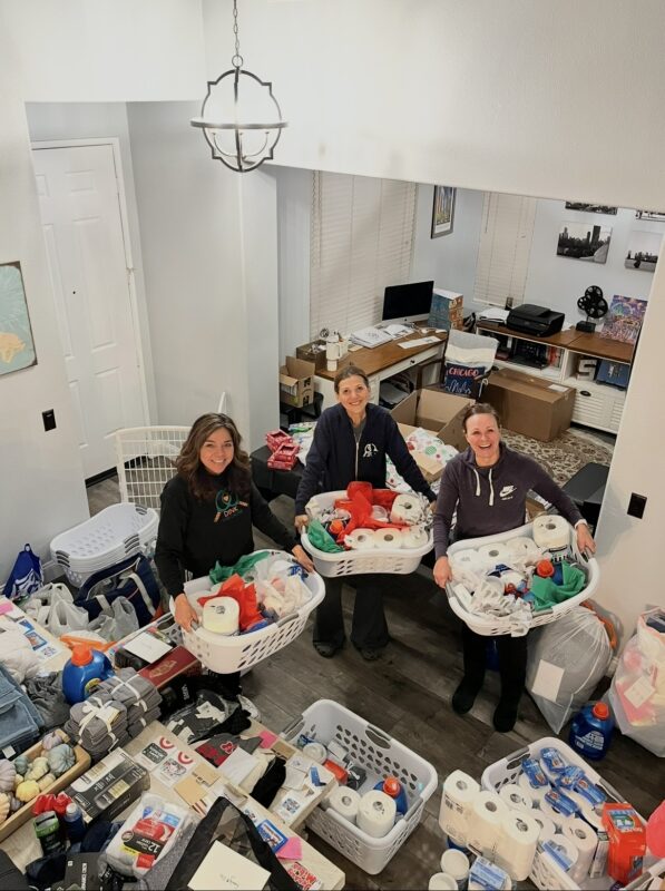 From left: Monica Aguilar Hicks, Mitra Sushinsky, and Shannon Patel. Photo courtesy of Monica Hicks.