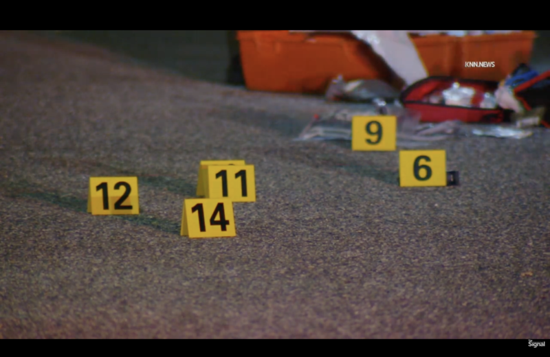 Screenshot courtesy of a video of Austin Dave/KNN News/For The Signal.