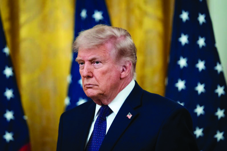 President Donald Trump during a swearing-in ceremony at the White House on May 22, 2026. Photo by Madalina Kilroy.