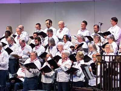 The Santa Clarita Master Chorale sings at the "American Remembrance" concert at the Santa Clarita Performing Arts Center at College of the Canyons in Valencia, Calif., Sunday, June 7, 2026. Kamryn Martell/The Signal