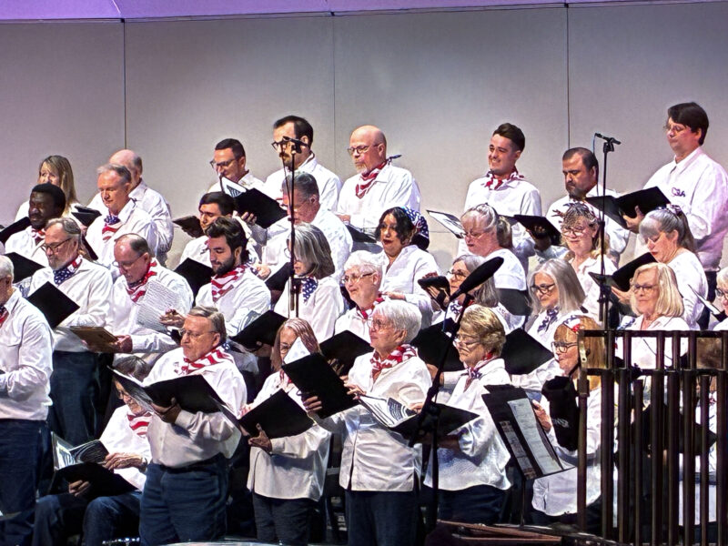 The Santa Clarita Master Chorale sings at the "American Remembrance" concert at the Santa Clarita Performing Arts Center at College of the Canyons in Valencia, Calif., Sunday, June 7, 2026. Kamryn Martell/The Signal