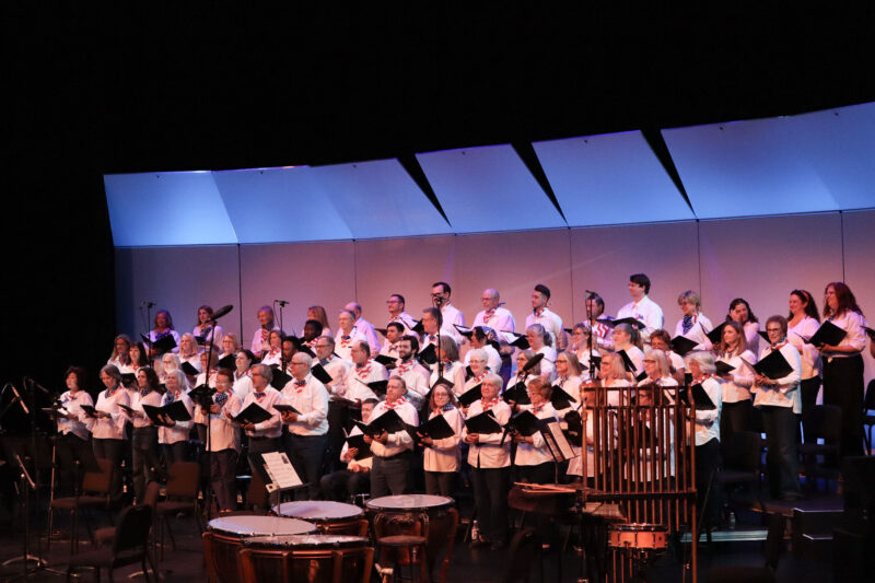 The Santa Clarita Master Chorale sings at the "American Remembrance" concert at the Santa Clarita Performing Arts Center at College of the Canyons in Valencia, Calif., Sunday, June 7, 2026. Kamryn Martell/The Signal