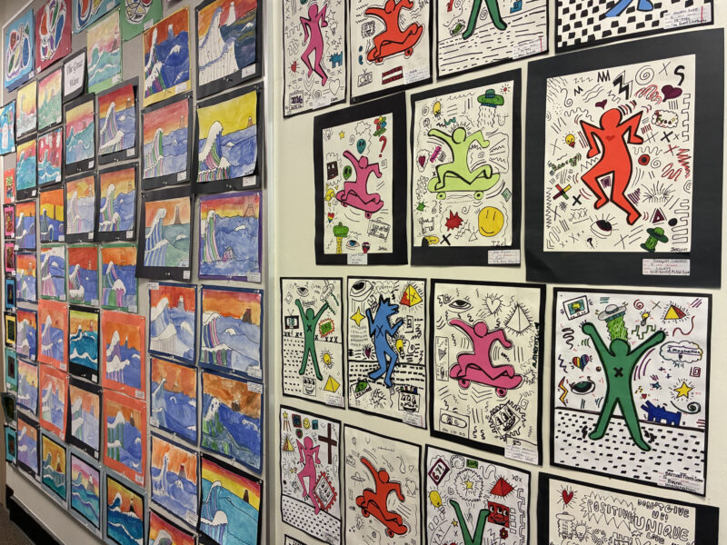 Some artwork from students throughout the Newhall School District were put on display at "Celebration of the Arts" at Newhall Elementary School in Newhall, Calif., Thursday, June 4, 2026. Kamryn Martell/The Signal