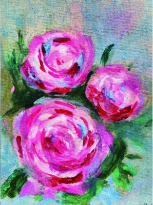“Peonies” by Tesha Smith.