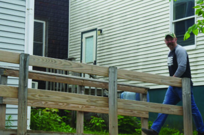 Graham Platner in Belfast, Maine, on June 6, 2026, just days ahead of the state's June 9 primary. Photo by Nathan Worcester.