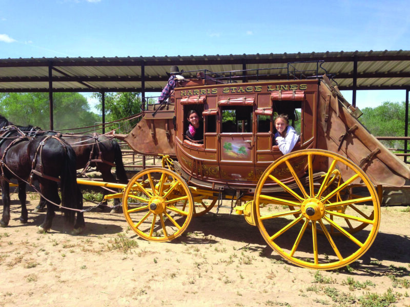 West 4 Experience a ride in a Concord Stagecoach at Harris Stage Lines in Paso Robles. Photo Harris Stage Lines.