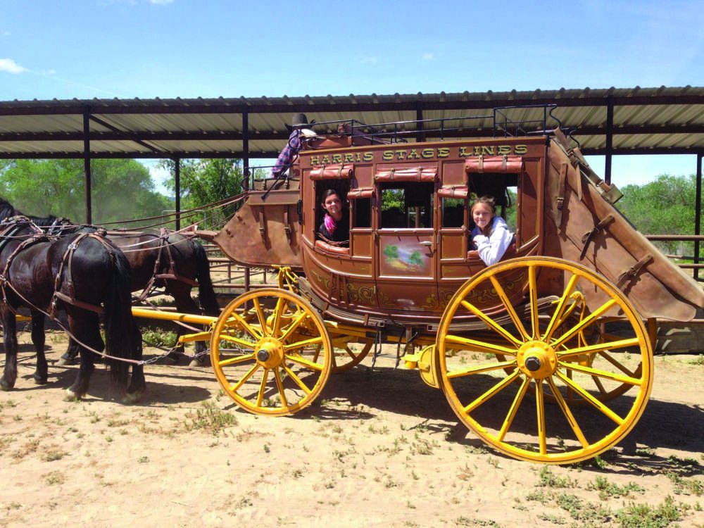West 4 Experience a ride in a Concord Stagecoach at Harris Stage Lines in Paso Robles. Photo Harris Stage Lines.