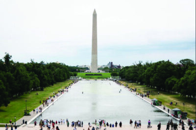 The Lincoln Memorial Reflecting Pool in Washington on June 19, 2026. Photo by Travis Gillmore.