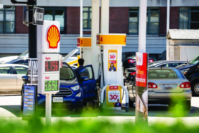 A gas station in Washington on June 16, 2026. Photo by Madalina Kilroy.