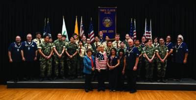 The Santa Clarita Elks Lodge No. 2379 recently held its annual Flag Day Ceremony, honoring the origins of the nation’s flag and its evolution to the present-day stars and stripes,. Courtesy photo.