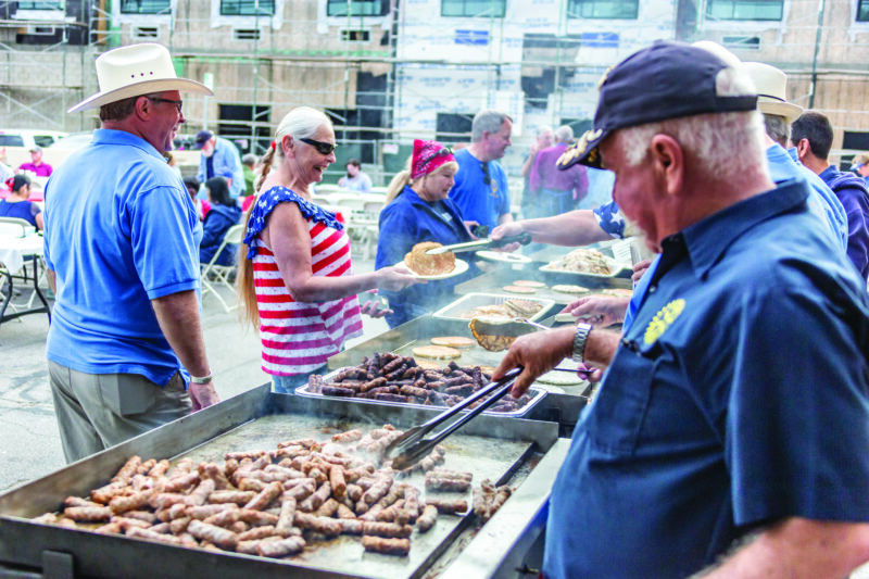 Members of the Rotary Club of Santa Clarita will once again serve up the traditional pancake breakfast Saturday morning prior to the Santa Clarita Valley Fourth of July Parade in Newhall. SIGNAL FILE PHOTO 