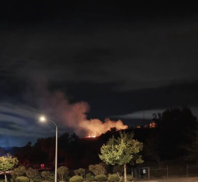 The "Star Fire" broke out on the 25000 block of Twain Place, Saturday, July 4, 2026. Dillon Foster/For The Signal