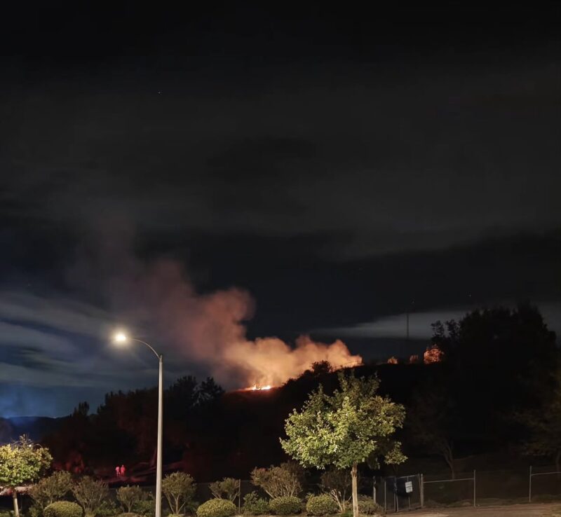 The "Star Fire" broke out on the 25000 block of Twain Place, Saturday, July 4, 2026. Dillon Foster/For The Signal