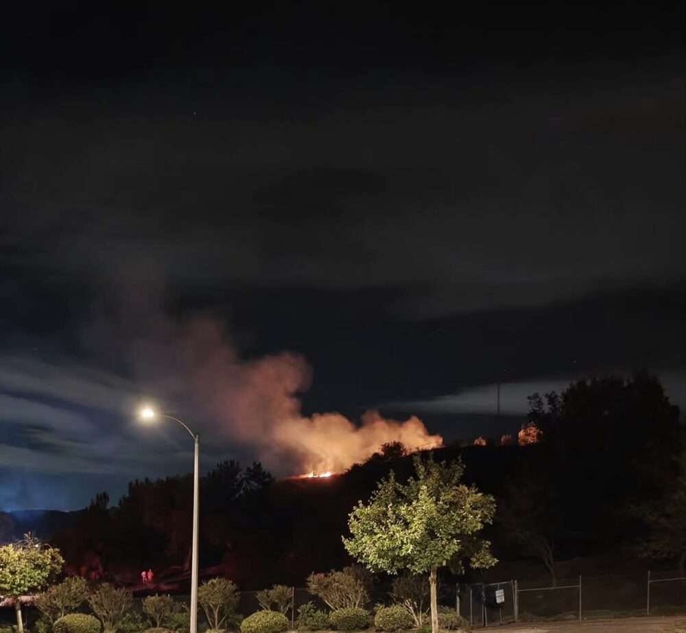 The "Star Fire" broke out on the 25000 block of Twain Place, Saturday, July 4, 2026. Dillon Foster/For The Signal