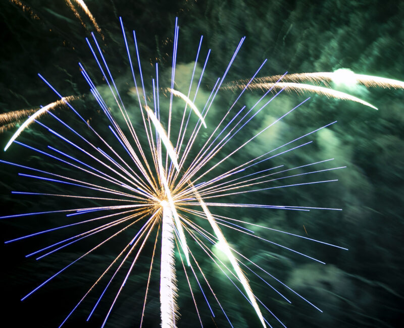 Fireworks were on display during the City of Santa Clarita Fourth of July Fireworks Show at Valencia Town Center on Saturday, July 4, 2026. Habeba Mostafa/ The Signal