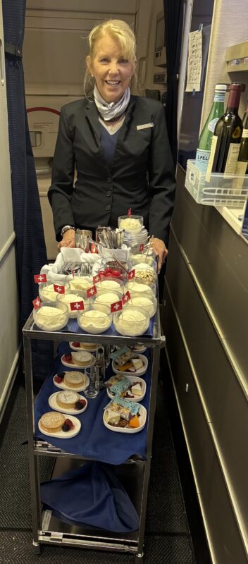 Shari Schlaman celebrates 40 years of service at United Airlines. Photo courtesy of Shari Schlaman.