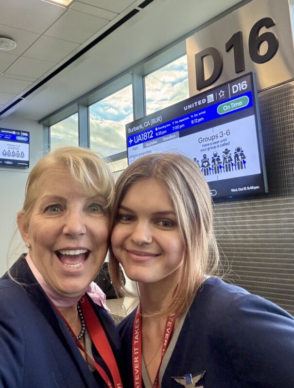 Shari Schlaman smiles with her daughter, Claire. Photo courtesy of Shari Schlaman.