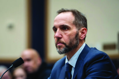 Former special counsel Jack Smith testifies about his investigations into President Donald Trump, before the House Judiciary Committee on Capitol Hill, on Jan. 22, 2026. Photo by Madalina Kilroy.