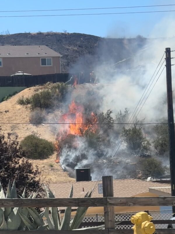 First responders were dispatched to a fire on the 21300 block of Centre Pointe Parkway in Santa Clarita, Calif., Tuesday, July 21, 2026. Signal Staff/The Signal