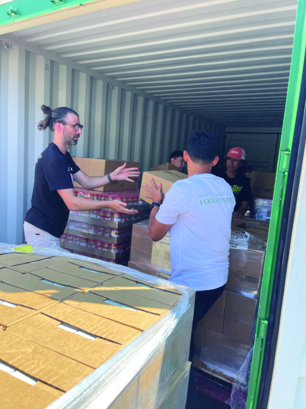 The Santa Clarita Valley Food Pantry announced that Albertsons Companies has donated approximately 50,000 pounds of food — 25 pallets of essential pantry staples. Courtesy photo.