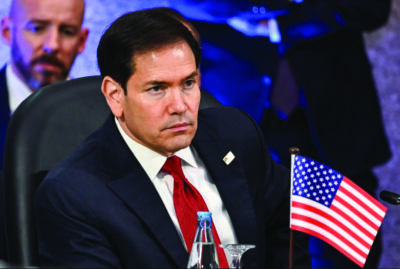 U.S. Secretary of State Marco Rubio attends the East Asia Summit Foreign Ministers' Meeting, part of the Association of the Southeast Asian Nations (ASEAN) Foreign Ministers' Meeting in Pasay, Metro Manila, Philippines, on July 23, 2026. Brendan Smialowski/Pool Photo via AP