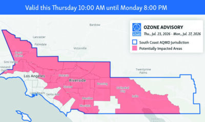 Map courtesy of the South Coast Air Quality Management District.