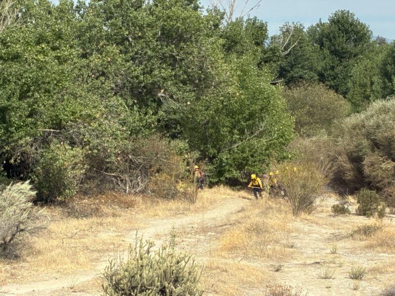 First responders were dispatched to a small fire near Bouquet Junction on Sunday, July 26, 2026. Kamryn Martell/The Signal