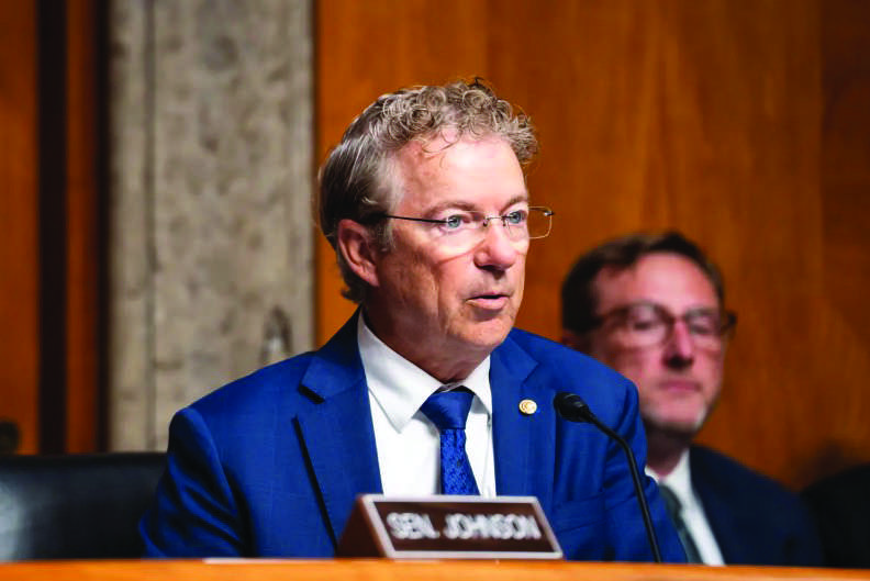 Sen. Rand Paul (R-Ky.), chairman of the Senate Committee on Homeland Security and Governmental Affairs, speaks during a hearing with Dr. Anthony Fauci, former director of the National Institute of Allergy and Infectious Diseases at the National Institutes of Health, in Washington on July 29, 2026. Photo by Madalina Kilroy.