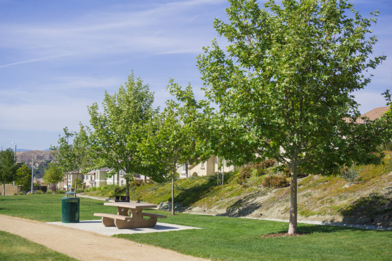 The city parks and maintenance group works hard to keep the local parks beautiful. ©ADOBESTOCK