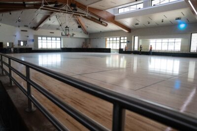 The city of Santa Clarita’s new The Rink Sports Pavilion which features a 12,000-square-foot skating floor that converts into courts for basketball, pickleball and volleyball, during a preview tour on Thursday, Aug. 20, 2026. Katherine Quezada/The Signal