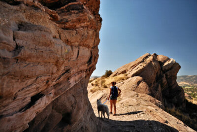 Vasquez Rocks is one of the most rewarding evening hikes in the regional with its blend of geology, history and wide-open sky. Adobe Stock photo.