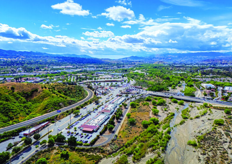 Aerial photo courtesy of the city of Santa Clarita.