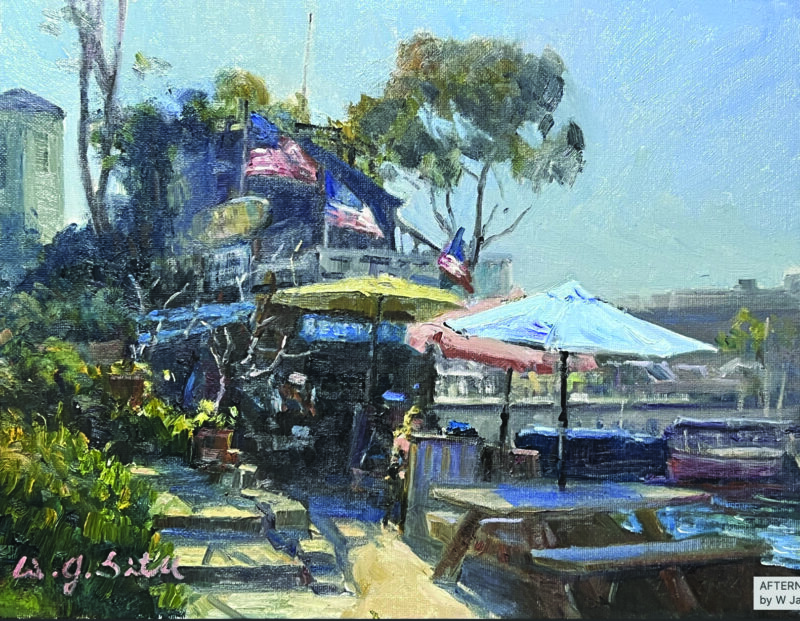 "Afternoon at Lido Isle" (Newport Beach) by Jason Situ.
