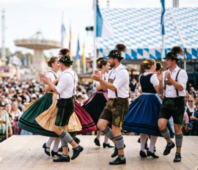 Oktoberfest is considered the world’s largest folk festival. While festivals are held around the world, Munich is its birthplace. The fest runs traditionally for 16-18 days from mid-September to the first Sunday in October. ©Adobestock
