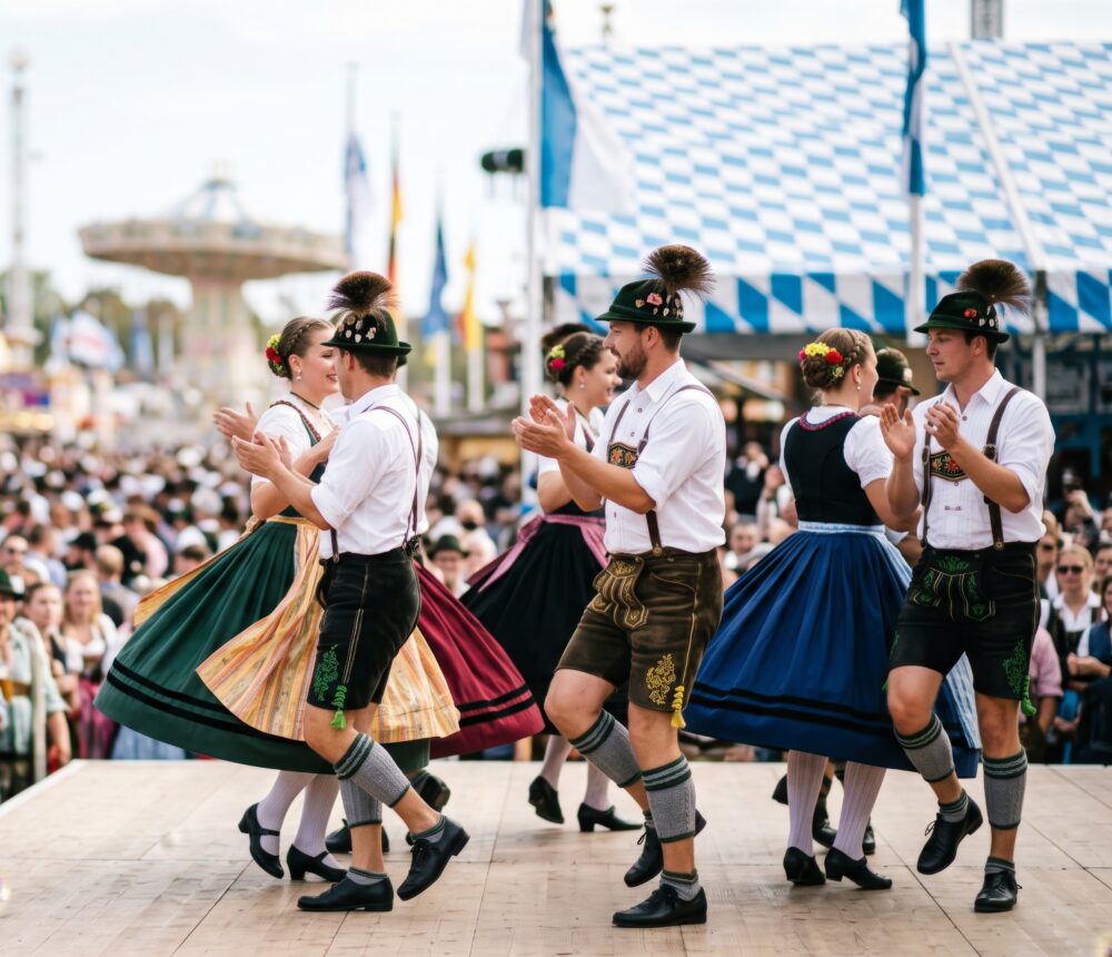 Oktoberfest is considered the world’s largest folk festival. While festivals are held around the world, Munich is its birthplace. The fest runs traditionally for 16-18 days from mid-September to the first Sunday in October. ©Adobestock