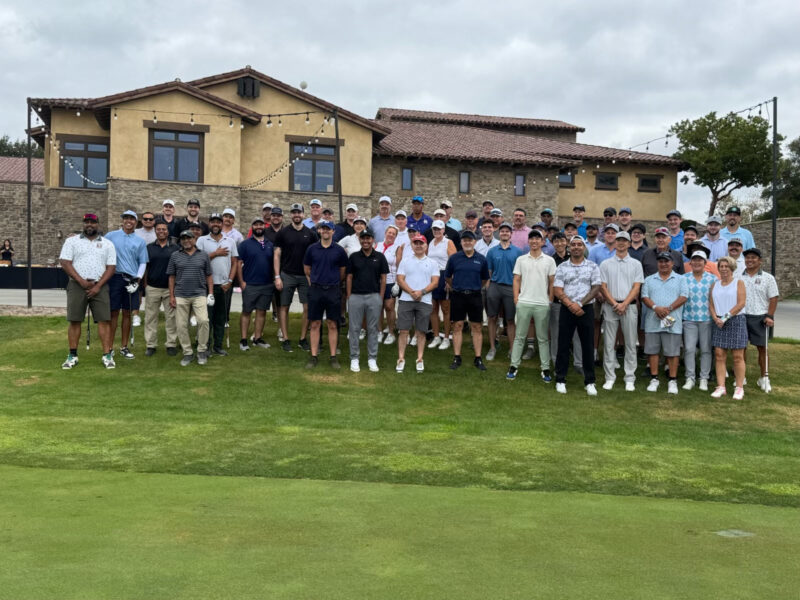 The golfers smile for a photo at the Family Promise of the Santa Clarita Valley's 7th Annual Par for a Purpose golf tournament at The Oaks Club at Valencia in Valencia, Calif., Monday, Sept. 21, 2026. Photo courtesy of Family Promise SCV.