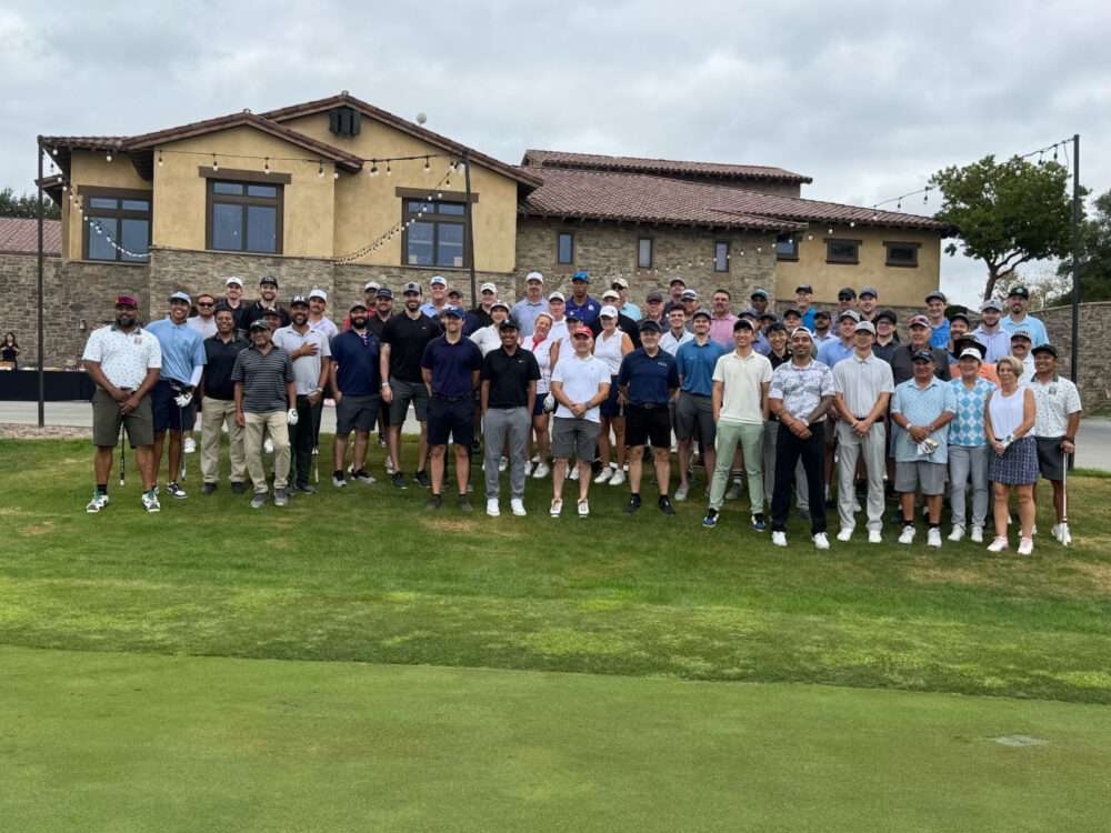 The golfers smile for a photo at the Family Promise of the Santa Clarita Valley's 7th Annual Par for a Purpose golf tournament at The Oaks Club at Valencia in Valencia, Calif., Monday, Sept. 21, 2026. Photo courtesy of Family Promise SCV.