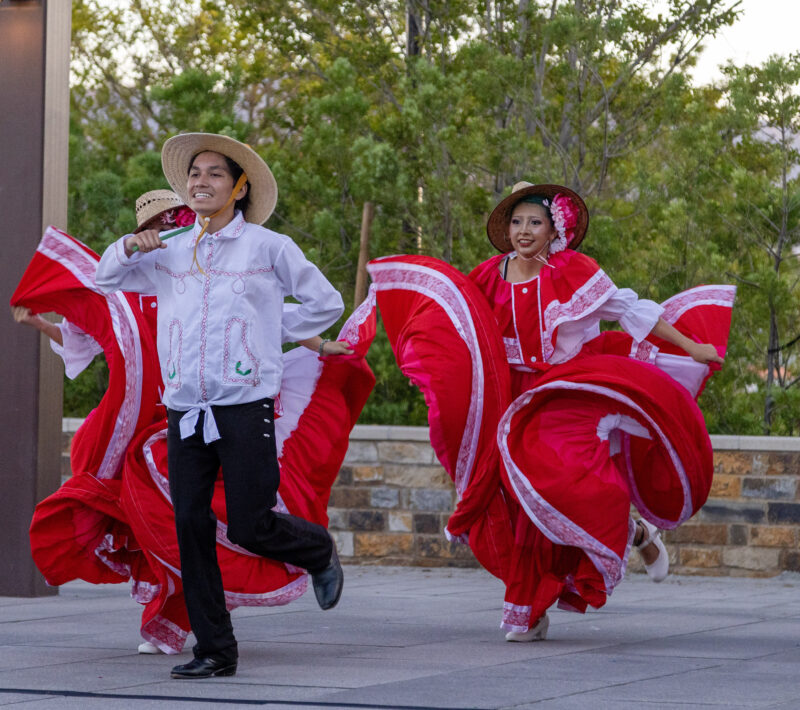 Dancers entertain the audience at the final "Celebrate" event highlighting Mexico at Canyon Country Community Center, Thursday, Sept. 10, 2026. Chloe Miller/For The Signal