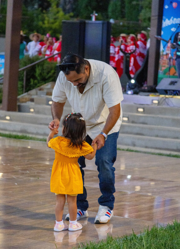 Attendees dance on the dance floor at the final "Celebrate" event highlighting Mexico at Canyon Country Community Center, Thursday, Sept. 10, 2026. Chloe Miller/For The Signal