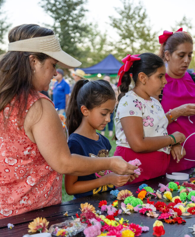 Attendees look at Mexican goods at the final "Celebrate" event highlighting Mexico at Canyon Country Community Center, Thursday, Sept. 10, 2026. Chloe Miller/For The Signal