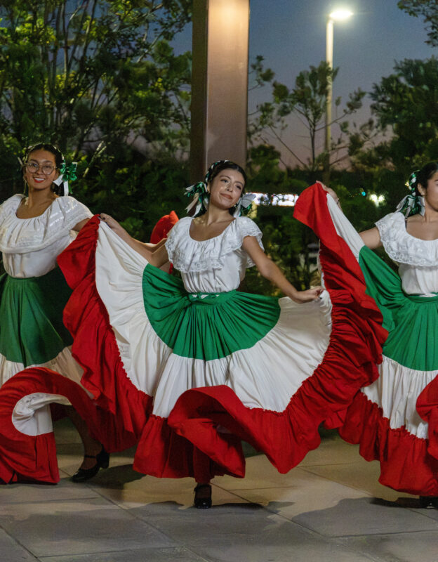 Dancers entertain the audience at the final "Celebrate" event highlighting Mexico at Canyon Country Community Center, Thursday, Sept. 10, 2026. Chloe Miller/For The Signal