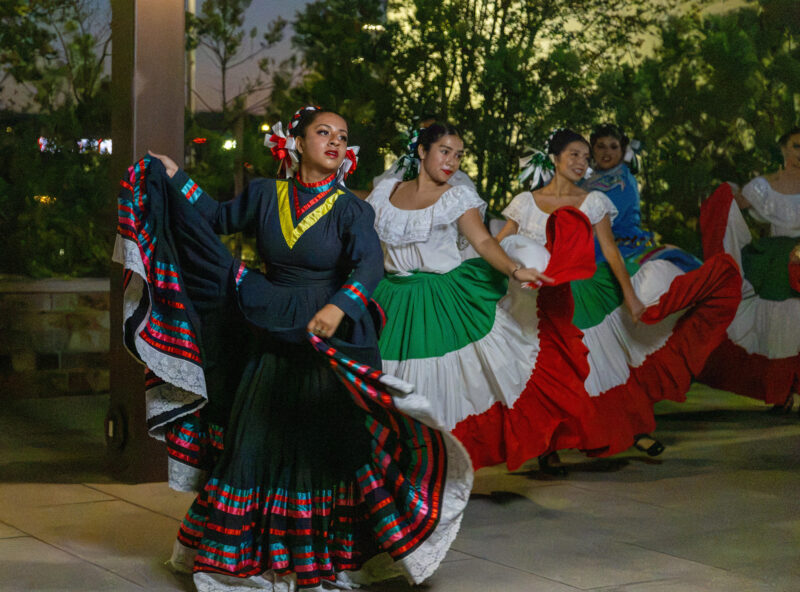 Dancers entertain the audience at the final "Celebrate" event highlighting Mexico at Canyon Country Community Center, Thursday, Sept. 10, 2026. Chloe Miller/For The Signal