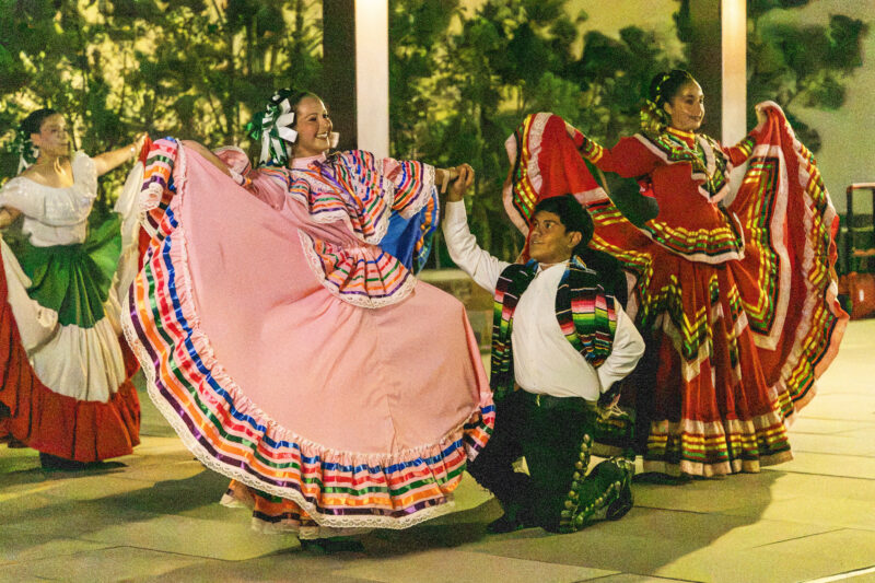 Dancers entertain the audience at the final "Celebrate" event highlighting Mexico at Canyon Country Community Center, Thursday, Sept. 10, 2026. Chloe Miller/For The Signal