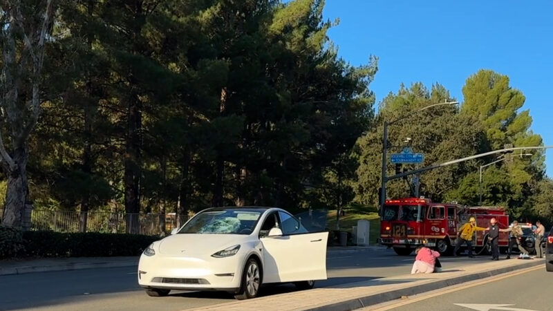 A vehicle versus pedestrian traffic collision on McBean Parkway and Tournament Road resulted in one person being transported to Henry Mayo Newhall Hospital on Thursday, Sept. 24, 2026. Signal Staff/The Signal