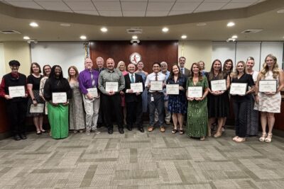 The teachers of the year for the William S. Hart Union High School District. Photo courtesy of the Hart District.