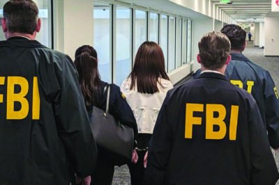 Wanying Zhang is arrested in Los Angeles on Oct. 4, 2026. Federal Bureau of Investigation via AP